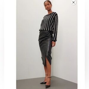 Jason Wu x RTR Side Ruched Skirt, Size: 10